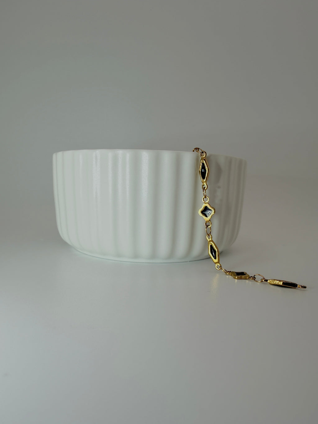 Black Geometric- Gold