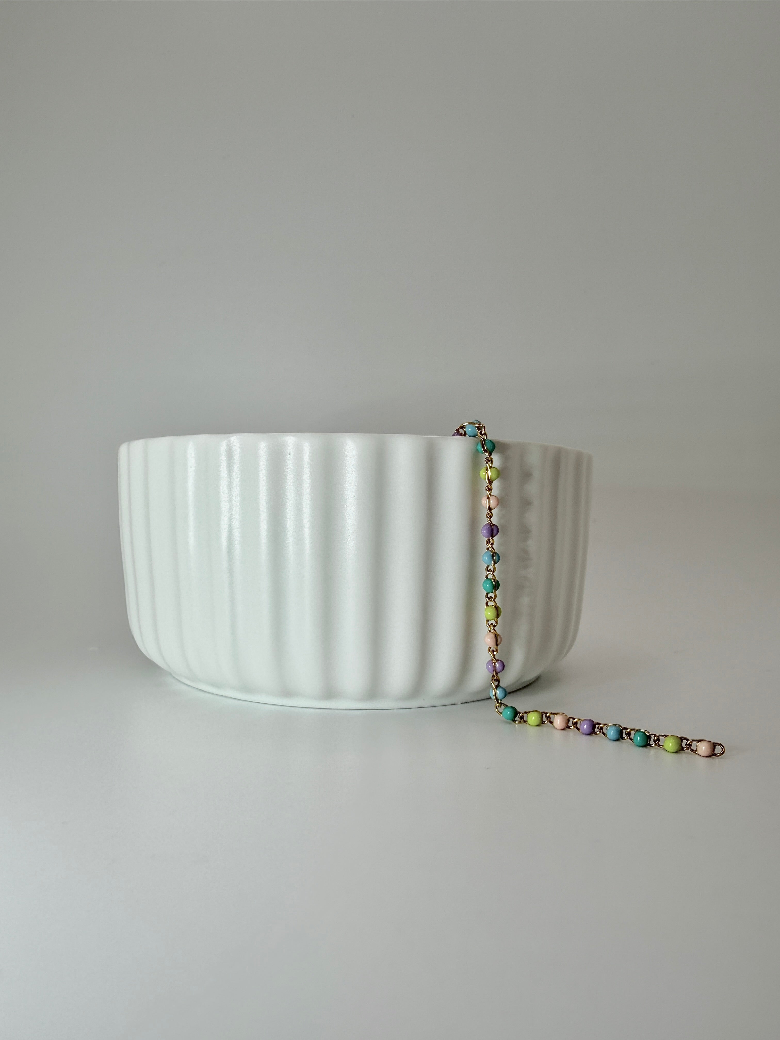 Pastel Beads- Gold