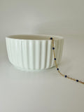 Navy Enamel- Gold
