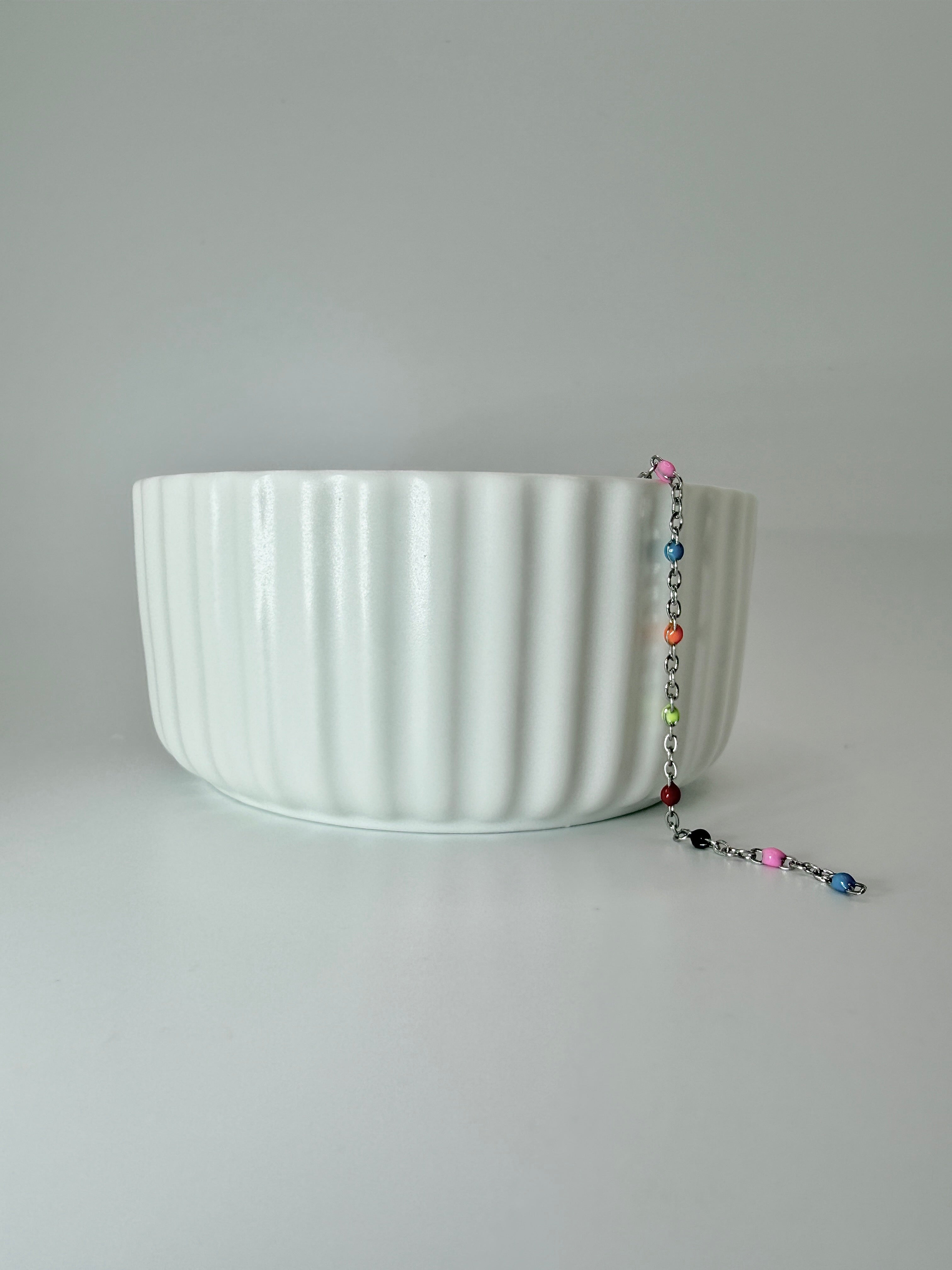 Multi-Colored Enamel- Silver