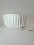Small Textured Paperclip- Silver